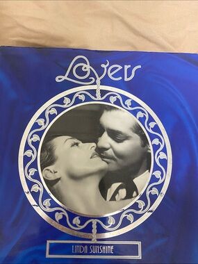 Love Romantic Wall Art Print in Blue and Silver